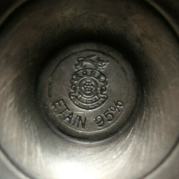 SERIE DE 3 ANCIENNES AIGUIERES EN ETAIN 95% POINCON A IDENTIFIER