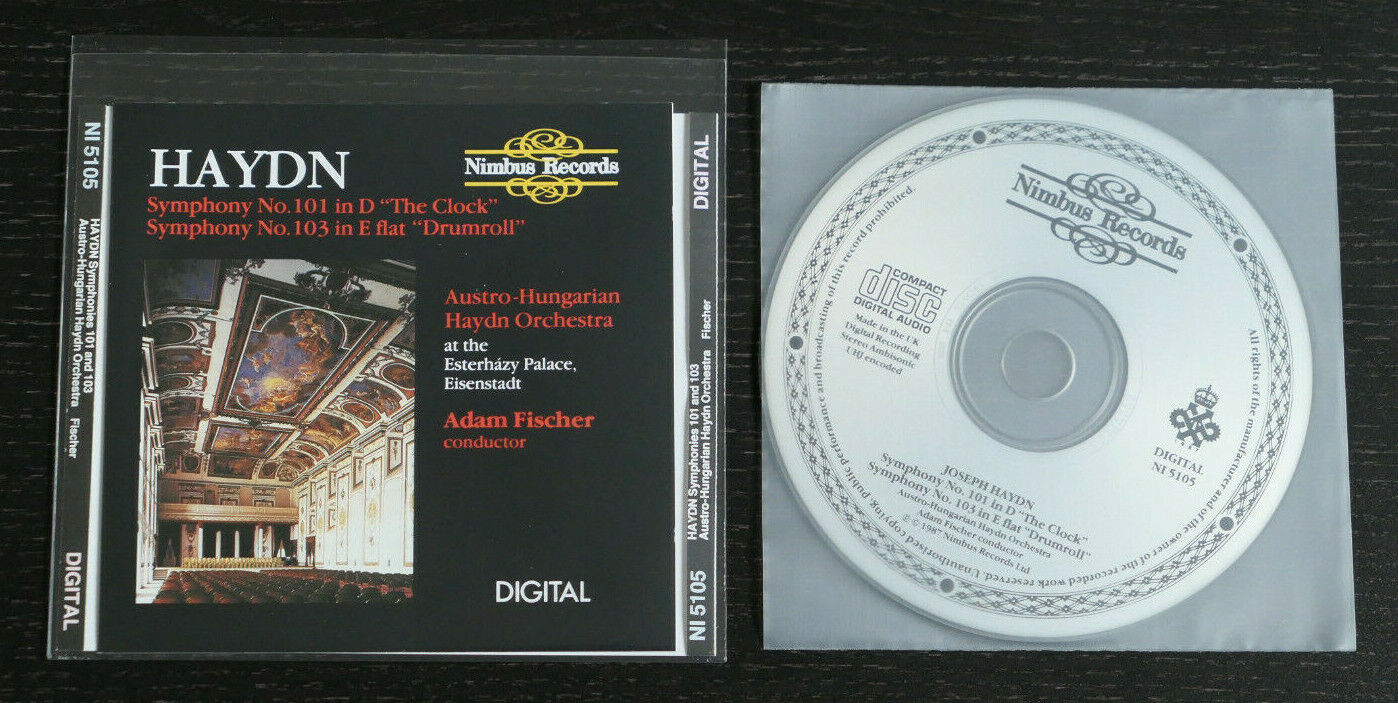 CD HAYDN / AUSTRO-HUNGARIAN HAYDN ORCHESTRA / ADAM FISCHER / NIMBUS RECORDS 1987