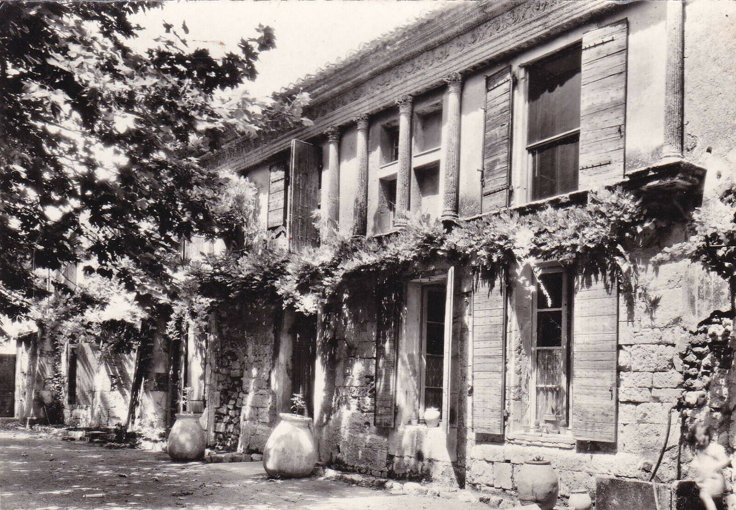 CARTE POSTALE CPSM NOIR & BLANC / MOURIES MAS DE BRAU