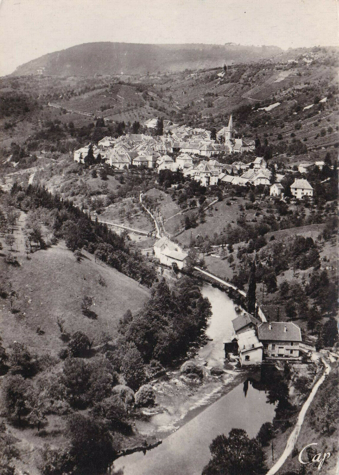 CARTE POSTALE CPSM NOIR & BLANC / MOUTHIER HAUTEPIERRE VUE GENERALE DE LA LOUE