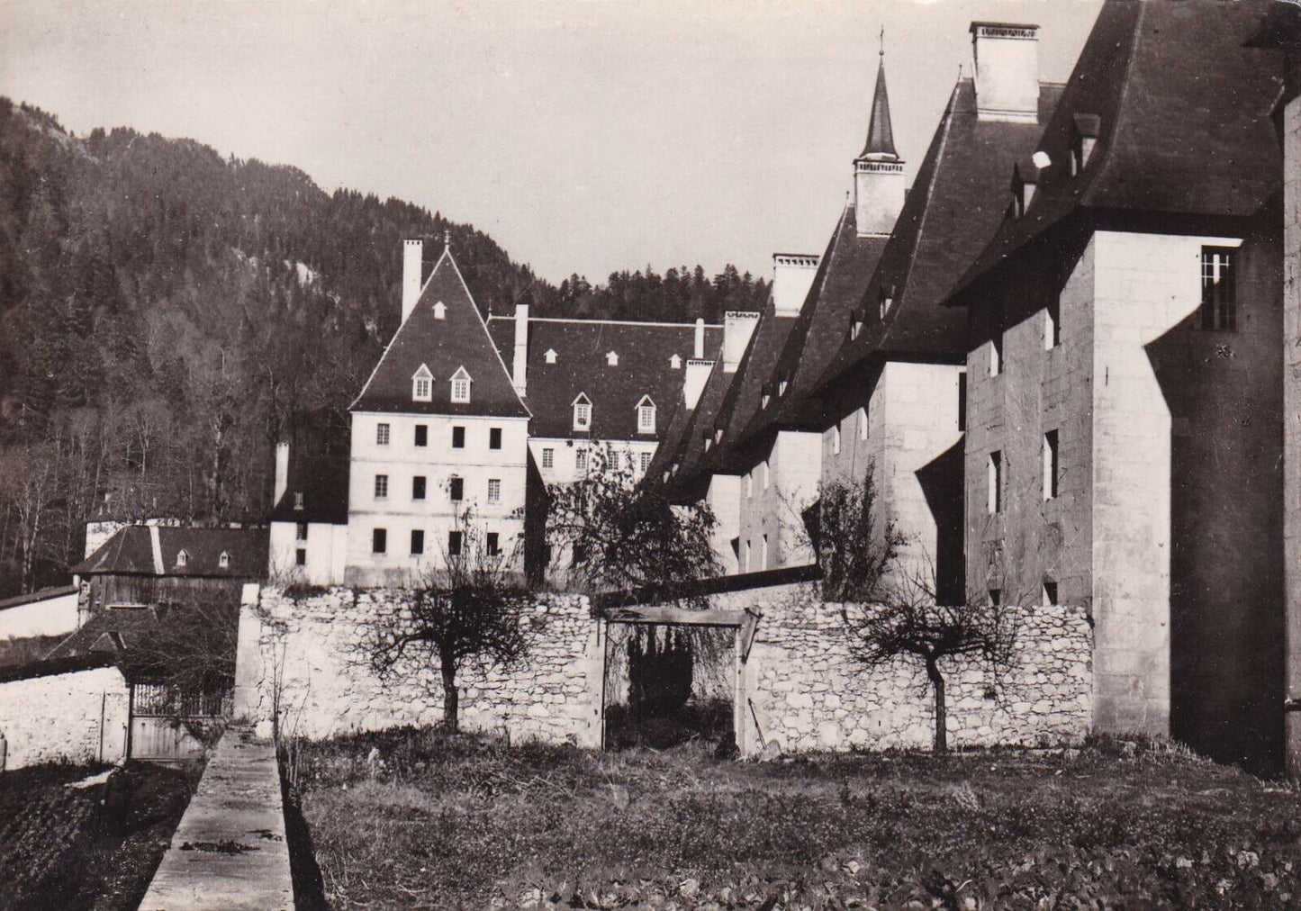 LOT DE 3 CARTES POSTALES CPSM NOIR & BLANC / MONASTERE DE LA GRANDE CHARTREUSE