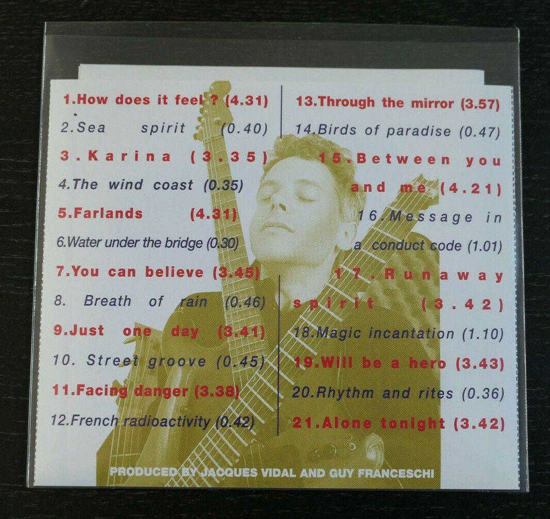 CD JACQUES VIDAL / HOW DOES IT FEEL ?