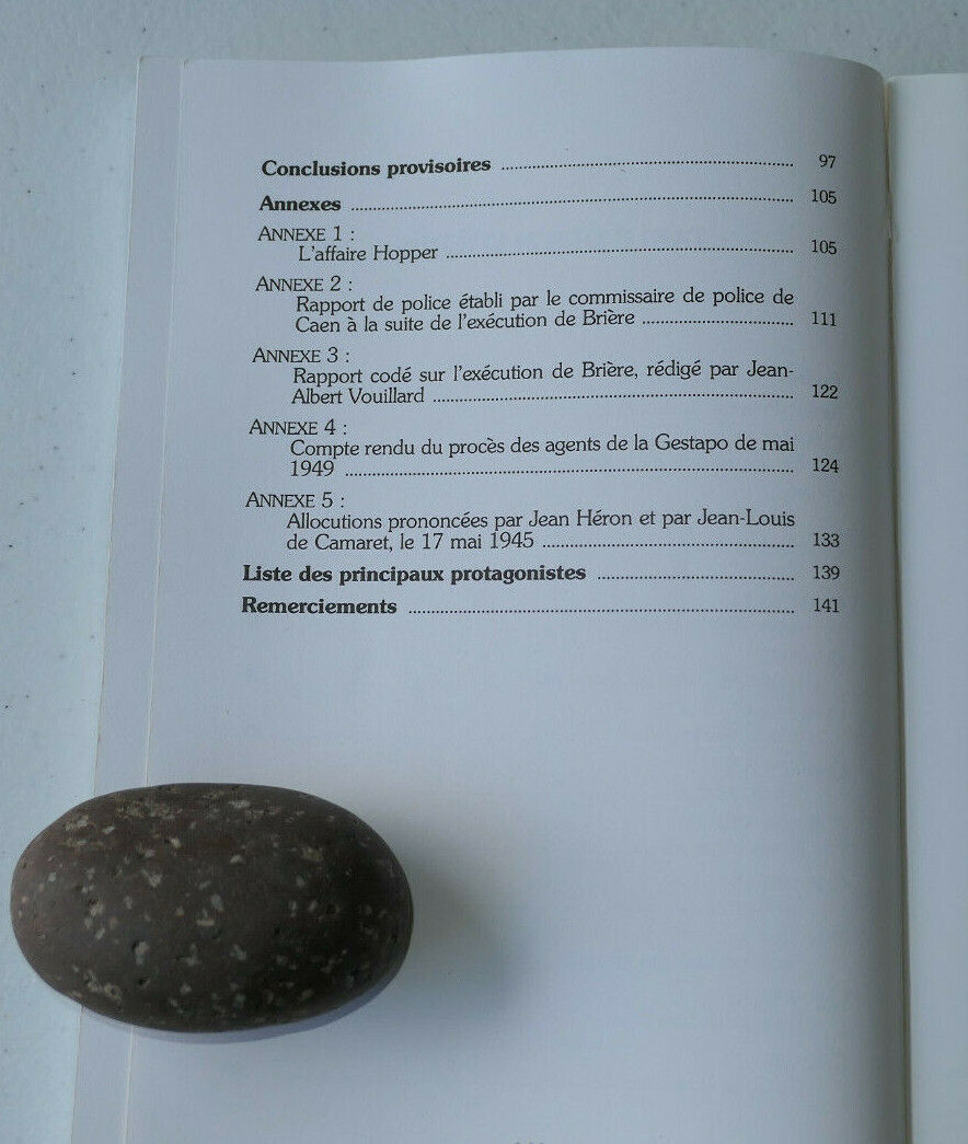 THE BRIERE CASE / THE RESISTANCE EXECUTES ONE OF THE HEADS OF THE GESTAPO / LEPREVOST