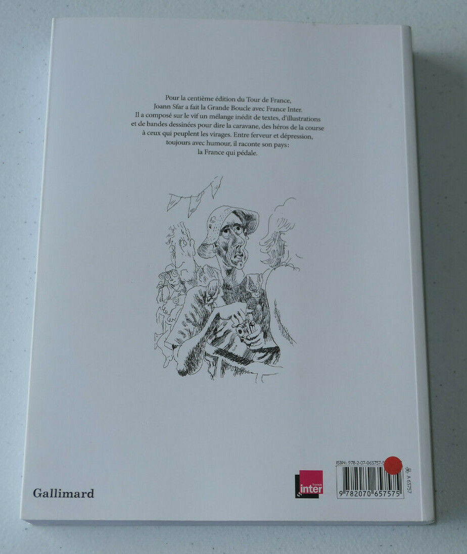 A BICYCLETTE / UN TOUR DE FRANCE / JOANN SFAR / GALLIMARD 2014 VELO CYCLISME