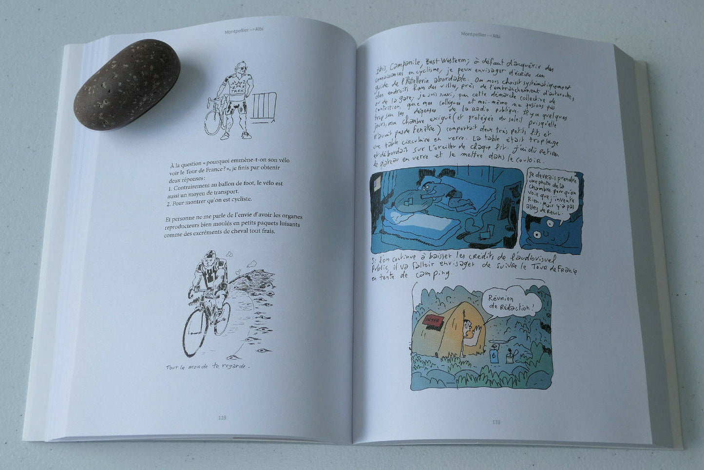A BICYCLETTE / UN TOUR DE FRANCE / JOANN SFAR / GALLIMARD 2014 VELO CYCLISME