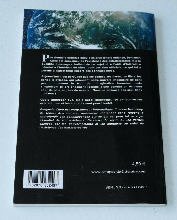EXTRATERRESTRES OVNIS 2012 / BENJAMIN CLERE / LA COMPAGNIE LITTERAIRE 2010