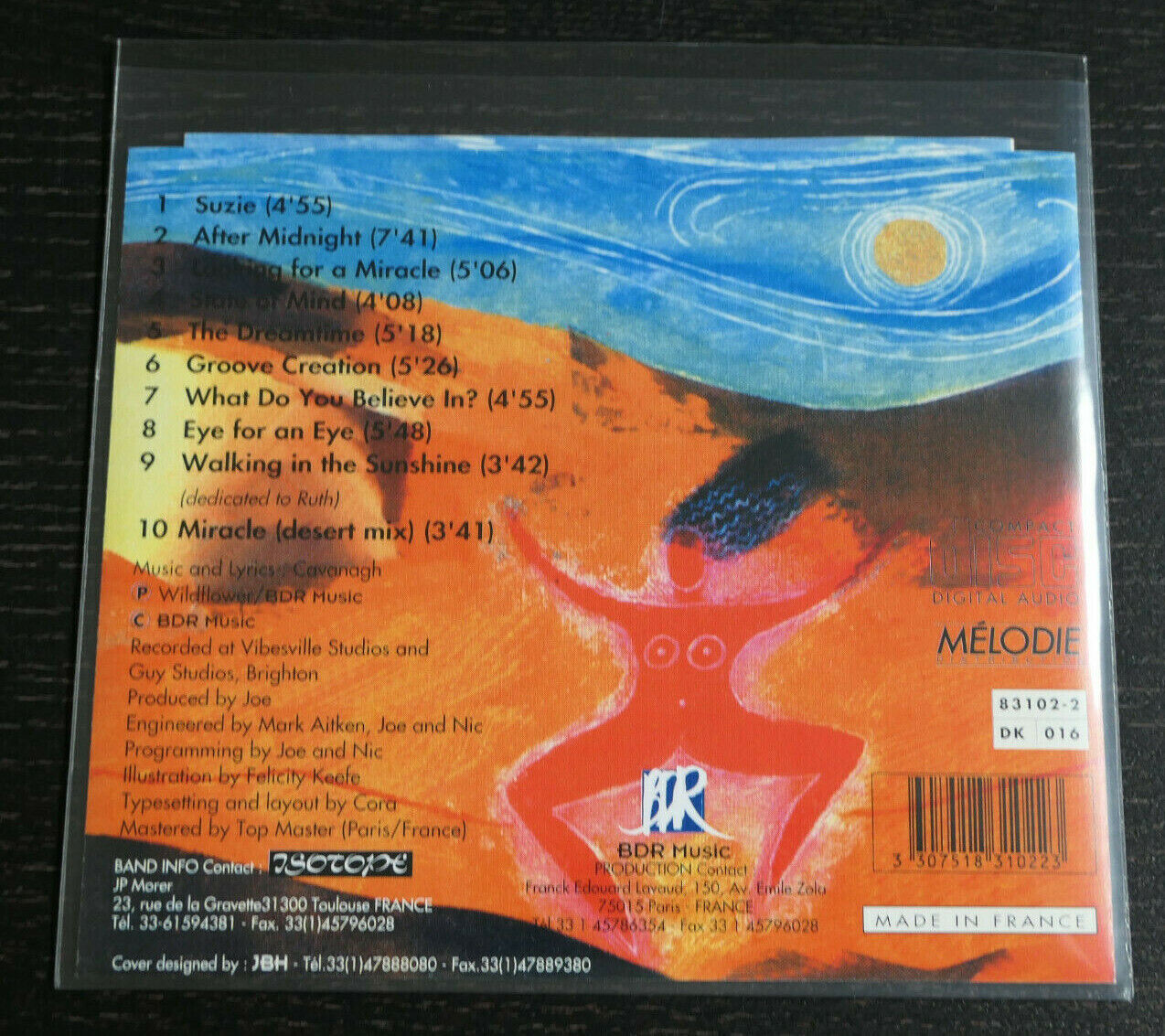 CD WILDFLOWER / LOOKING FOR A MIRACLE / BDR MUSIC FEL 004