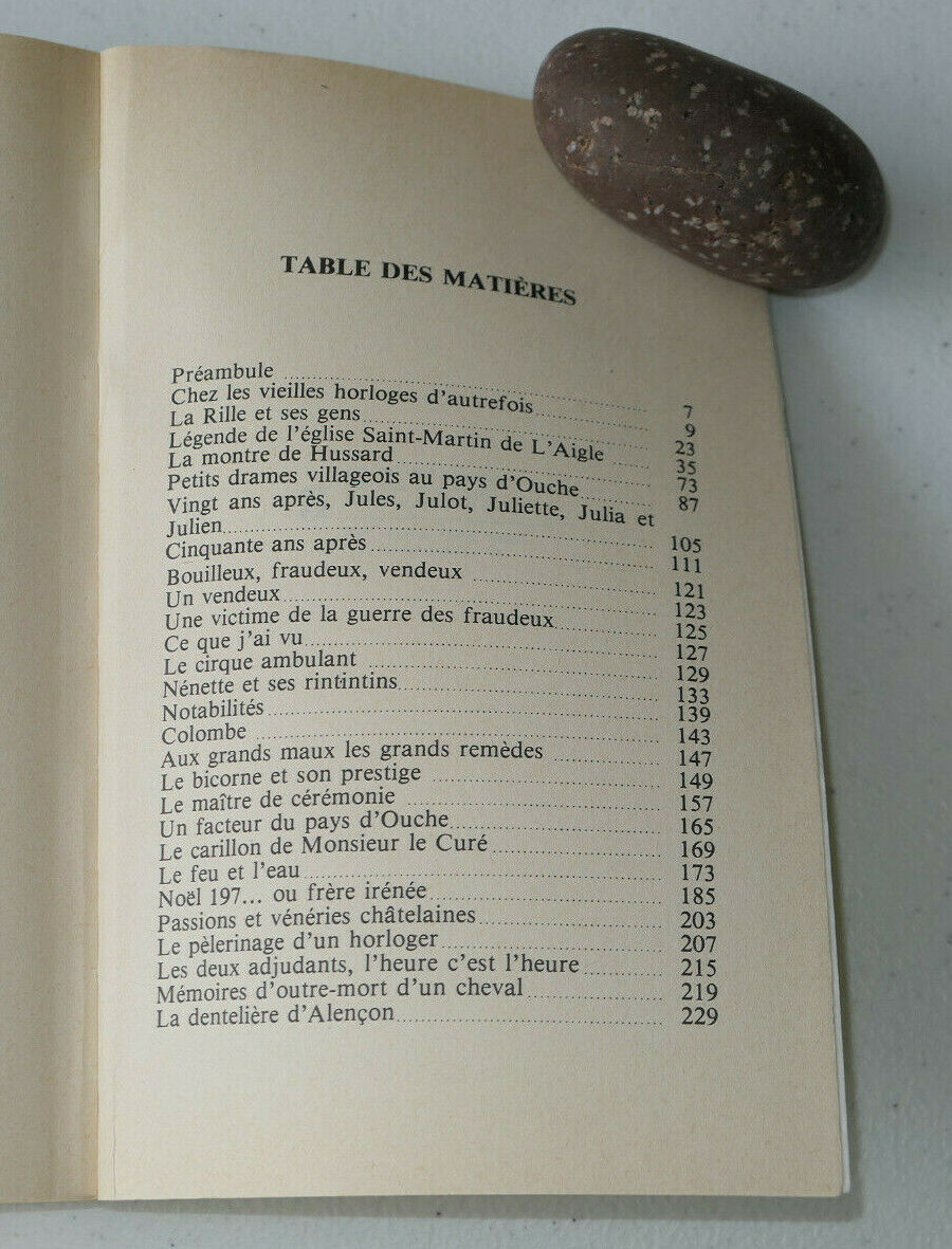 AU GRAIN DES HEURES DE NOS PENDULES / PIERRE DESMESNIL / RECIT NORMANDIE 1985