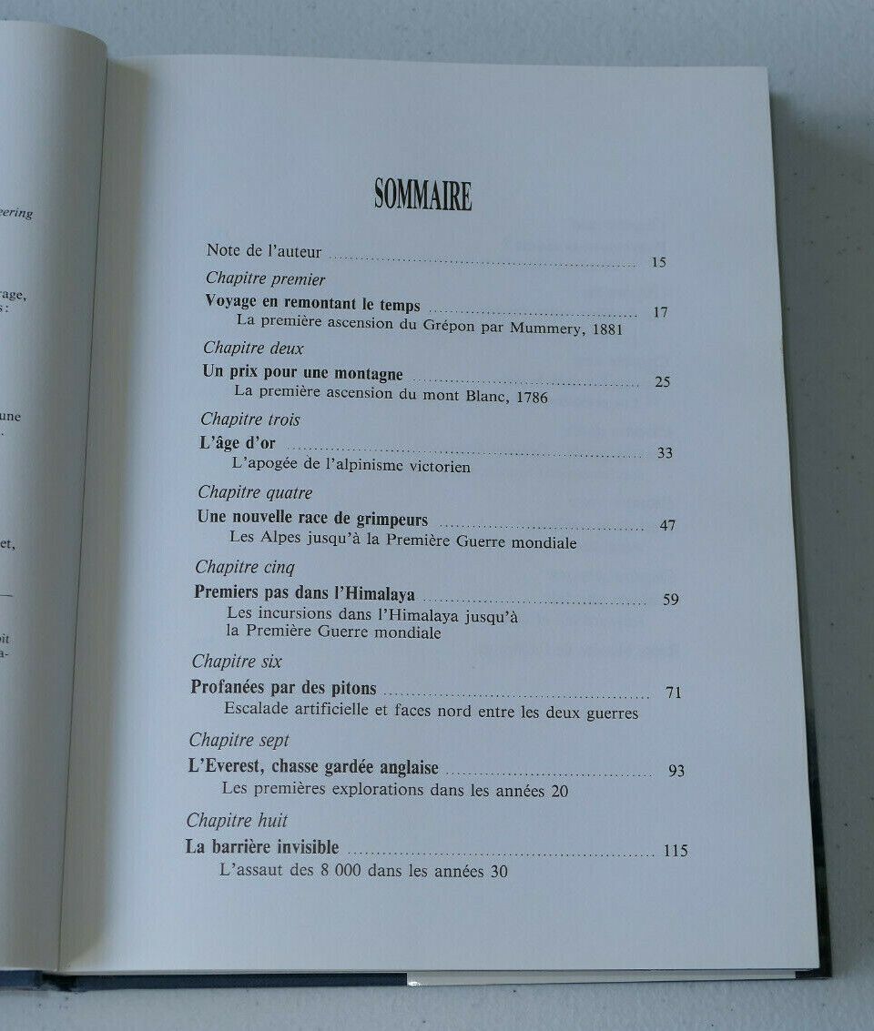 DEUX SIECLES D'HISTOIRE DE L'ALPINISME / C. BONINGTON / DELACHAUX NIESTLE 1992