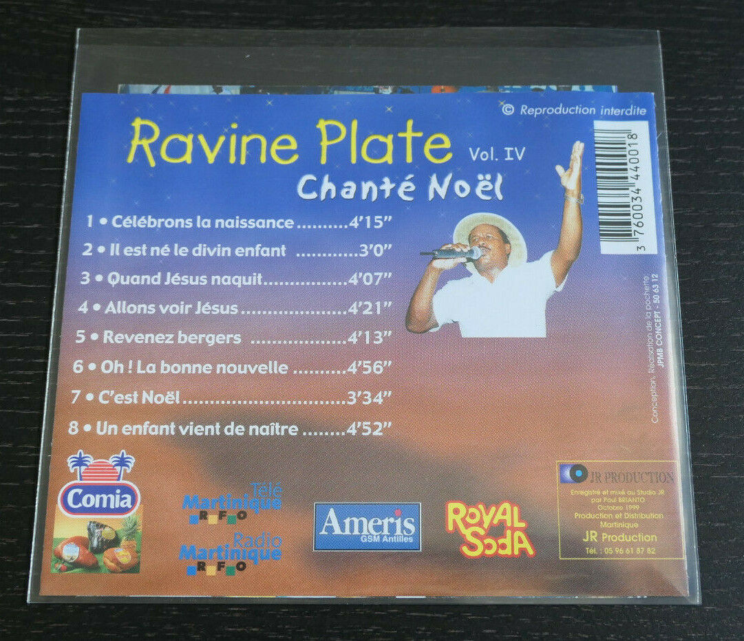 CD RAVINE PLATE CHANTE NOEL VOL IV / SAIMBERT TROUDART & SON ENSEMBLE EN LIVE
