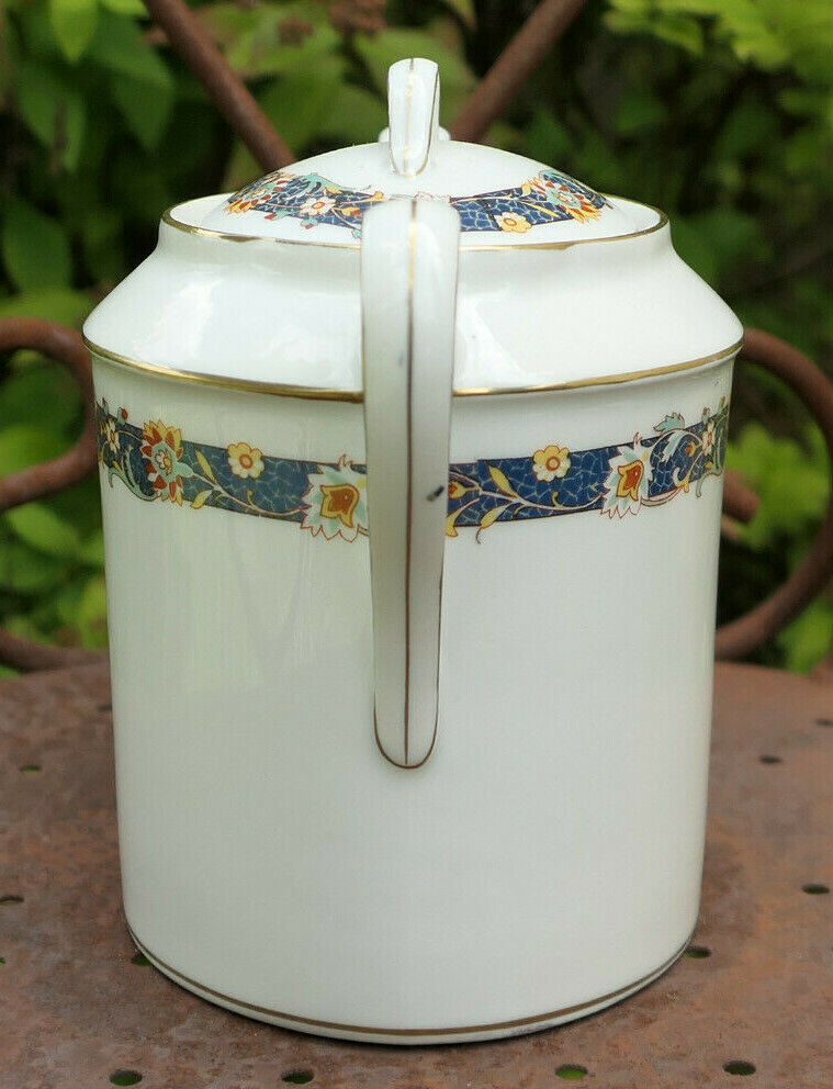 ANCIEN SUCRIER PORCELAINE LIMOGES PORCELAIN SUGAR BOWL LANTERNIER & CO