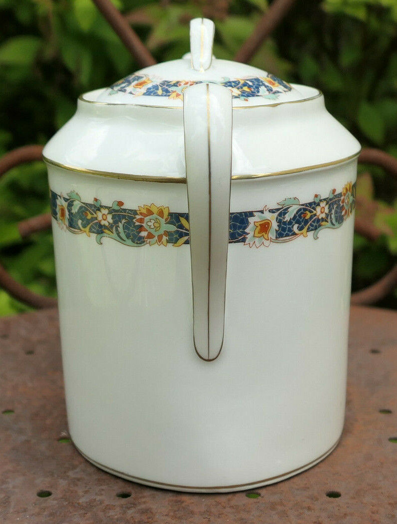 ANCIEN SUCRIER PORCELAINE LIMOGES PORCELAIN SUGAR BOWL LANTERNIER & CO