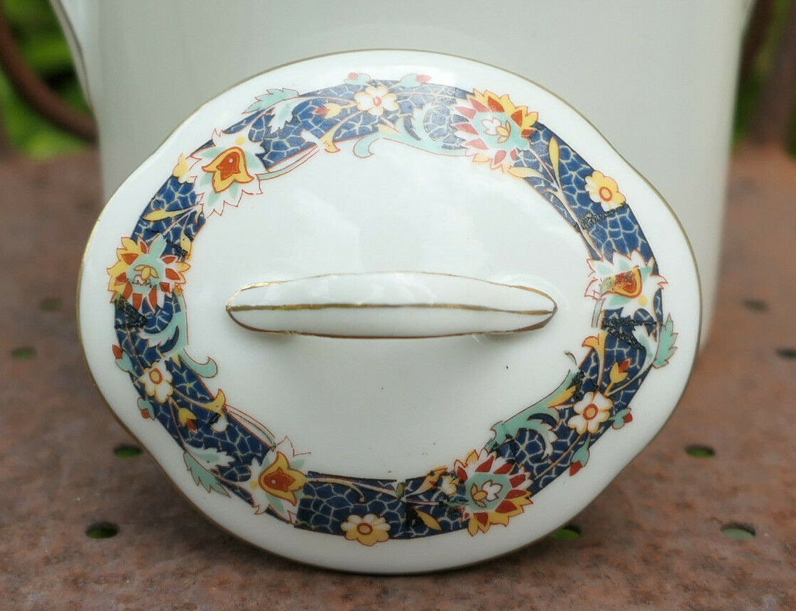 ANCIEN SUCRIER PORCELAINE LIMOGES PORCELAIN SUGAR BOWL LANTERNIER & CO