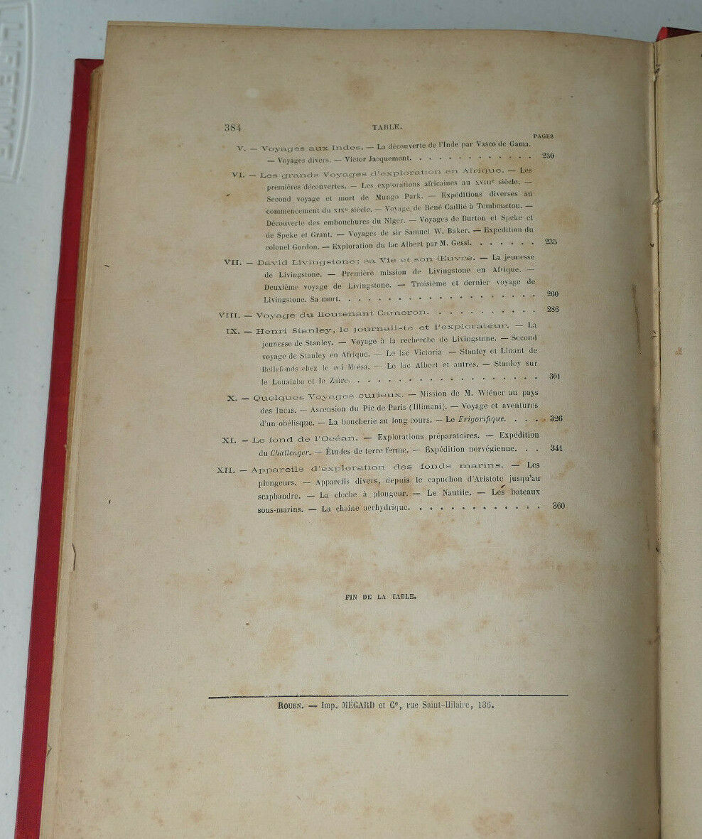 LES RACES HUMAINES / A. BITARD / MEGARD 1886 / RELIURE SIGNEE LANDRE