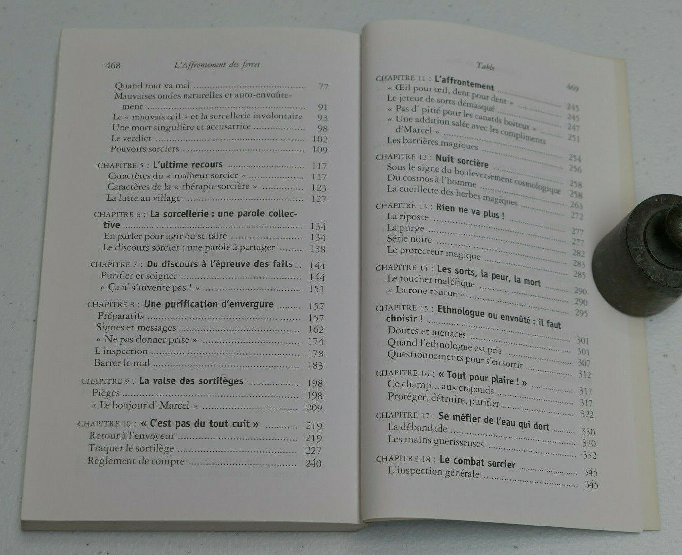 L'AFFRONTEMENT DES FORCES / DOMINIQUE CAMUS / SORCELLERIE / 2005