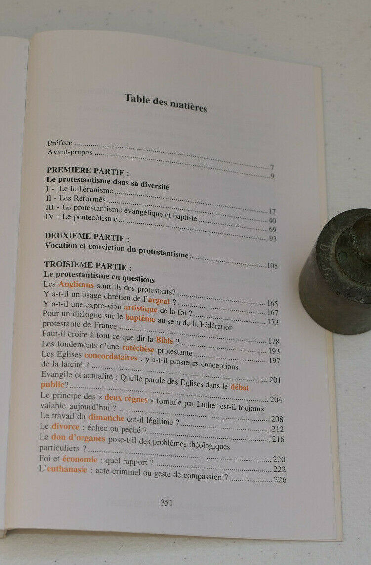GUIDE THEOLOGIQUE DU PROTESTANTISME CONTEMPORAIN / LES BERGERS ET LES MAGES 1997