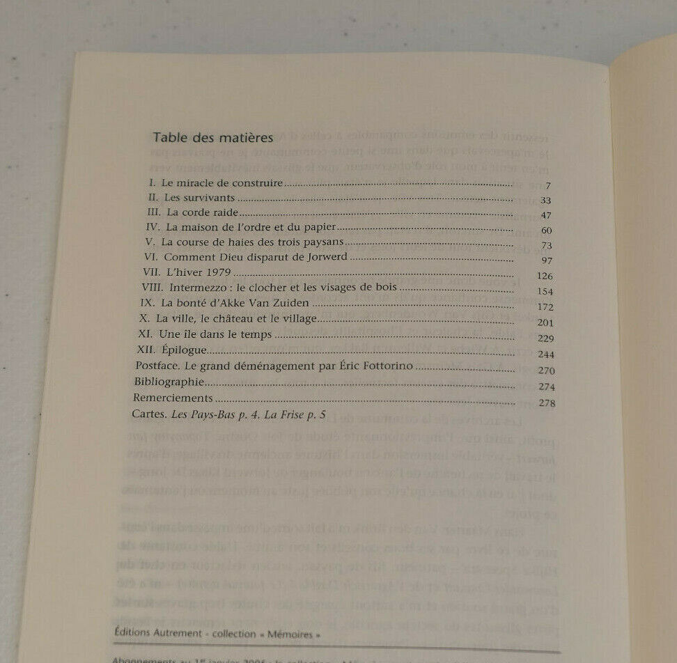 QUE SONT DEVENUS LES PAYSANS ? 1950-2000 / JORWERD VILLAGE-TEMOIN / GEERT MAK