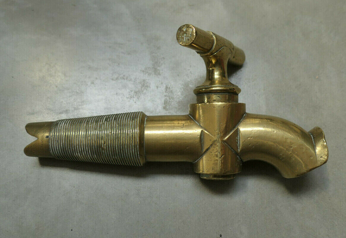 ANCIEN ROBINET EN LAITON OU BRONZE GRAND MODELE 23 CM 1,6 KG !!!