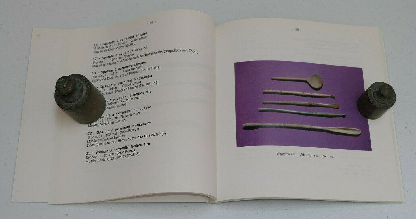 LA MEDECINE DE LA PREHISTOIRE AU MOYEN-AGE / CATALOGUE EXPOSITION ANTIBES 1986