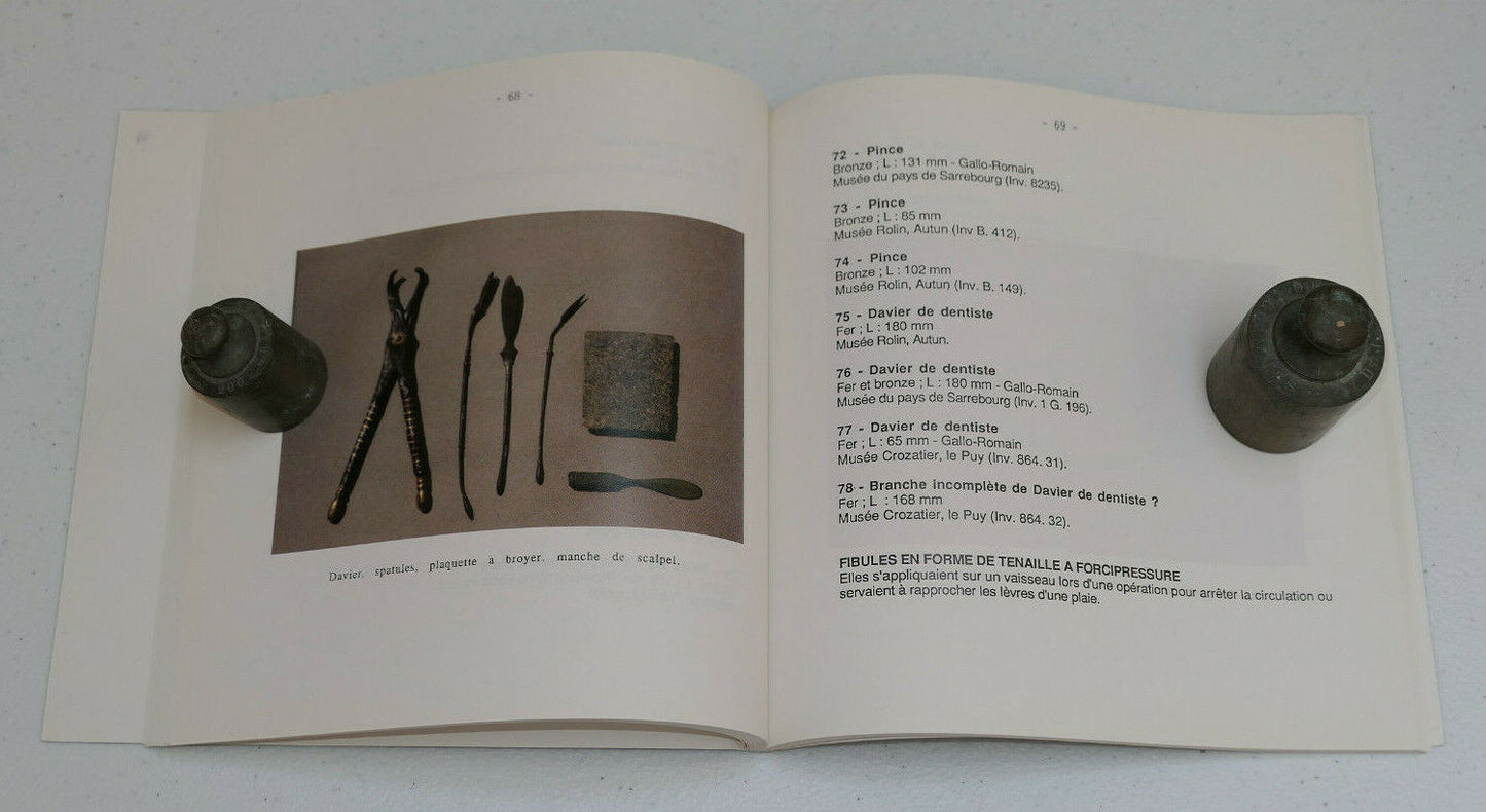 LA MEDECINE DE LA PREHISTOIRE AU MOYEN-AGE / CATALOGUE EXPOSITION ANTIBES 1986
