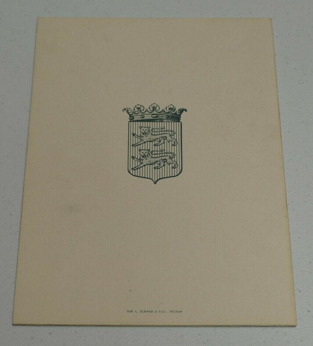 SEMAINE MUSICALE DE L'ABBAYE BENEDICTINE DE FECAMP / JUILLET 1981