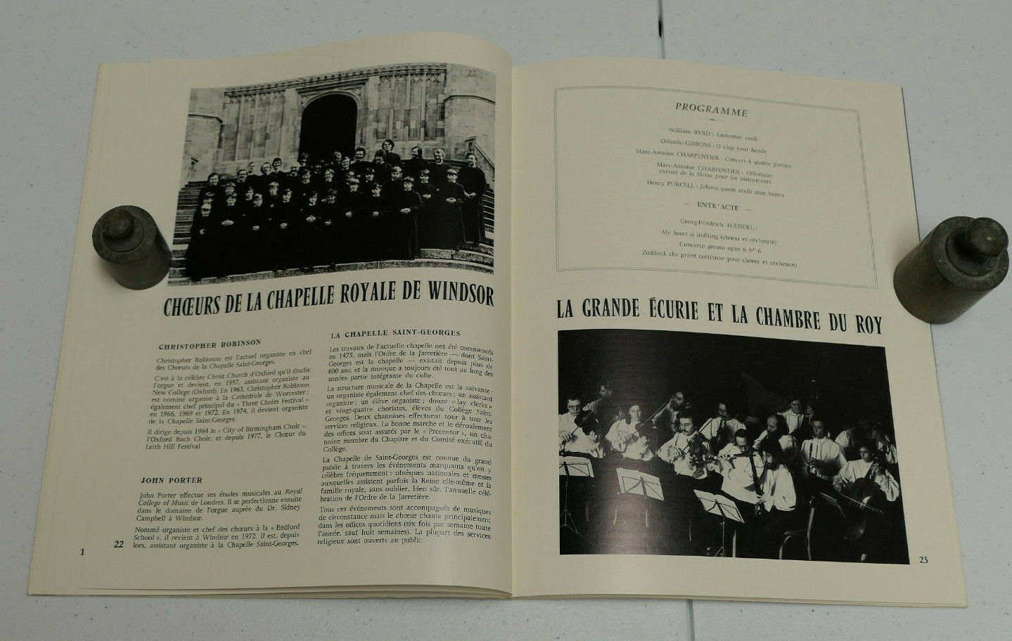SEMAINE MUSICALE DE L'ABBAYE BENEDICTINE DE FECAMP / JUILLET 1981