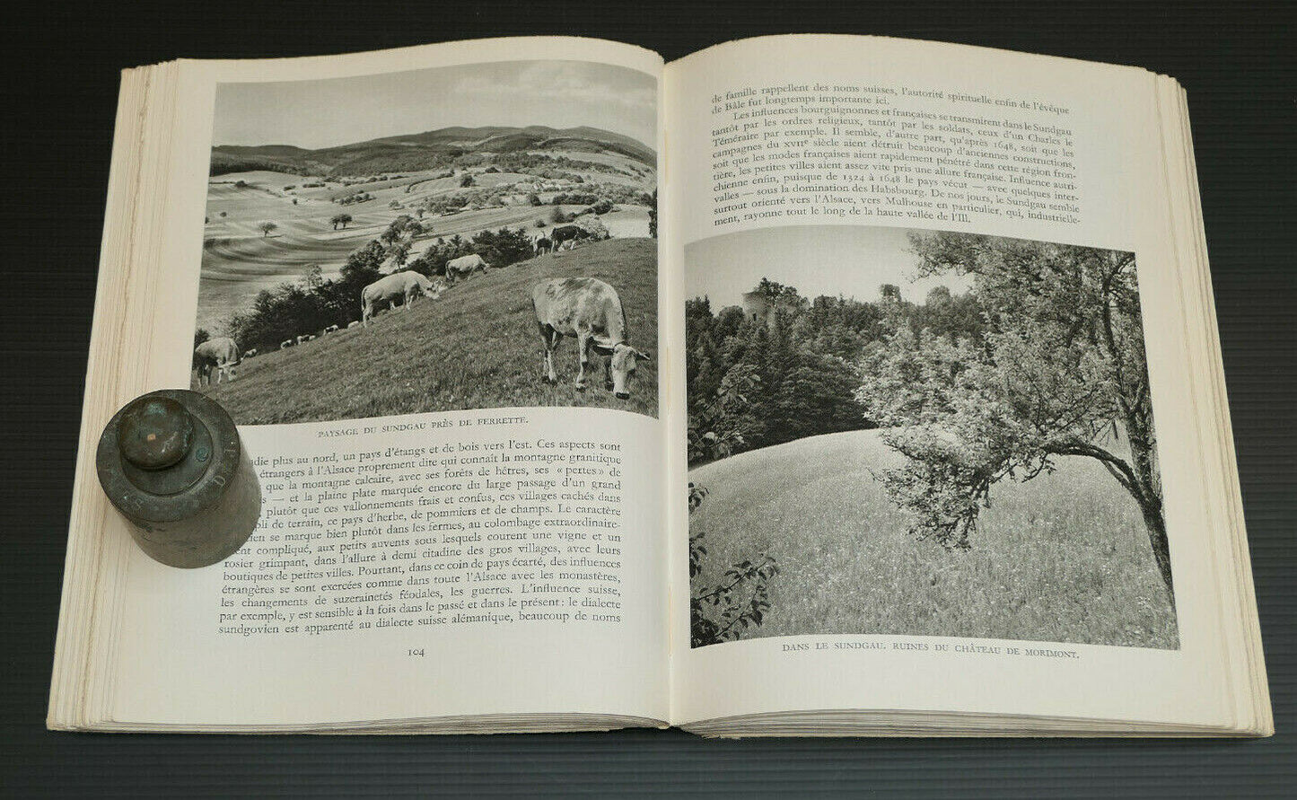 L'ALSACE / HELENE MEGRET - ROBERT MINDER / ARTHAUD 1958