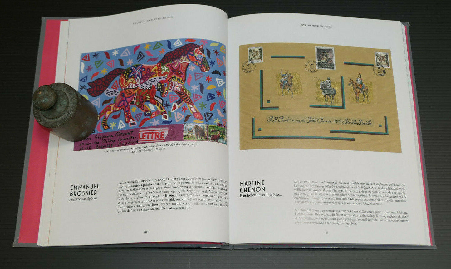 LE CHEVAL EN TOUTES LETTRES / ART POSTAL MAIL ART / PIERRE-STEPHANE PROUST 2014