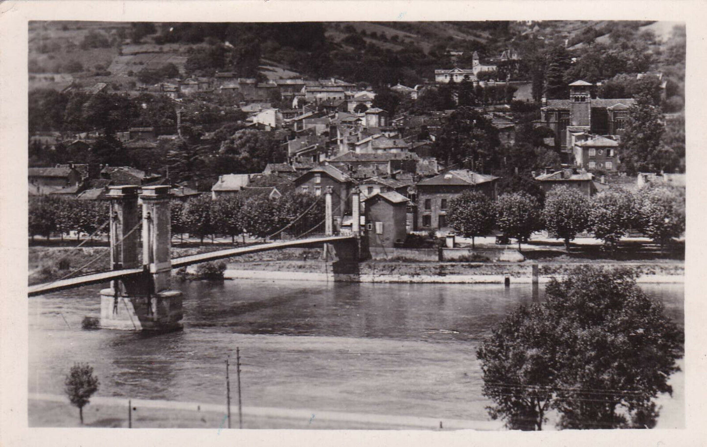 CARTE POSTALE ANCIENNE CPA / COUZON AU MONT D'OR LE PONT SUR LA SAONE ET BOURG