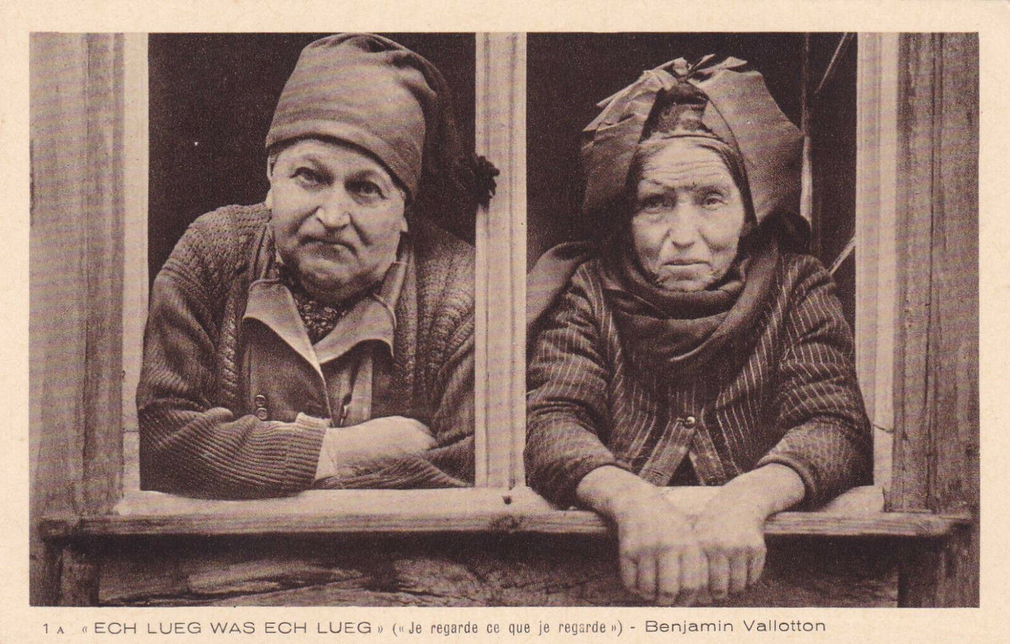 CARTE POSTALE ANCIENNE CPA / ALSACE ECH LUEG WAS ECH LUEG BENJAMIN VALLOTTON