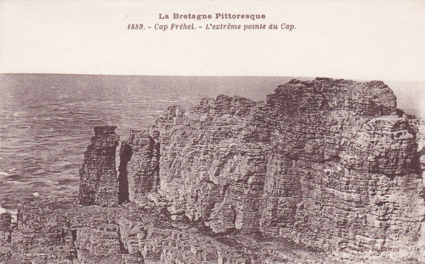 CARTE POSTALE ANCIENNE CPA / BRETAGNE CAP FREHEL L'EXTREME POINTE DU CAP