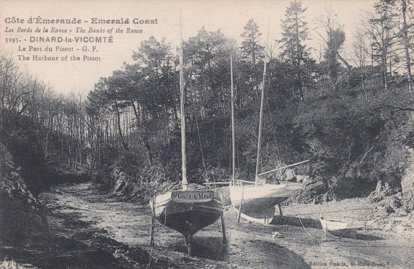CARTE POSTALE ANCIENNE CPA / COTE D'EMERAUDE DINARD-LA-VICOMTE LE PORT DU PISSOT