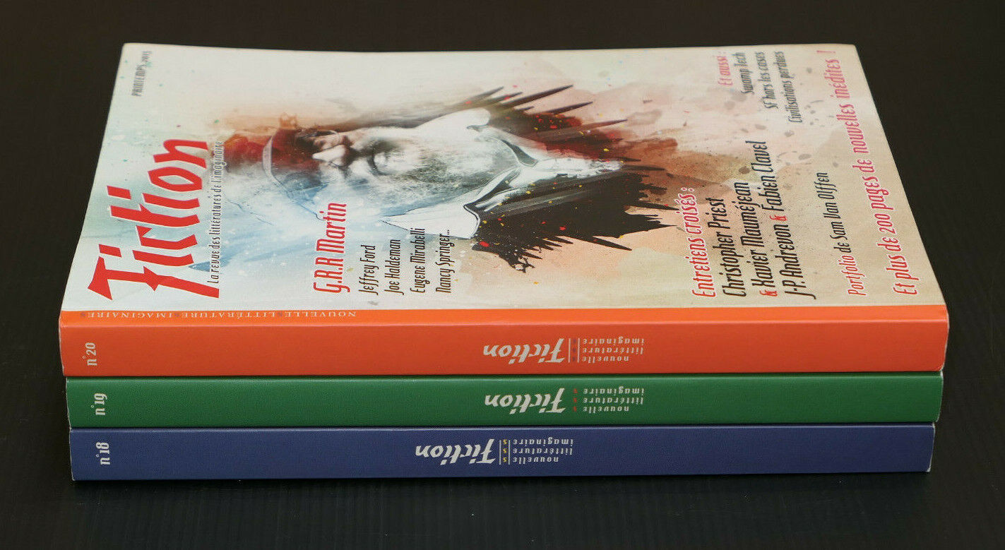 FICTION / REVUE / LOT DE 3 NUMEROS 2014 2015