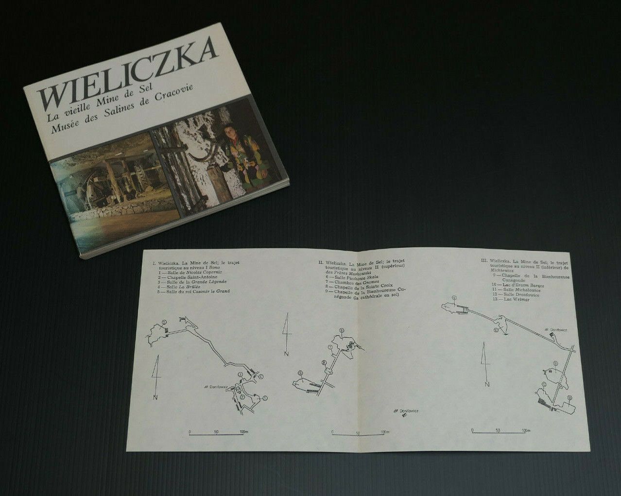 WIELICZKA MINE DE SEL MUSEE DES SALINES DE CRACOVIE / GUIDE 1983