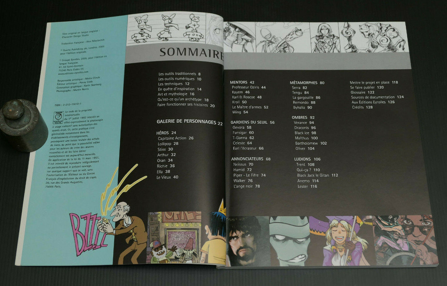 INVENTEZ VOS PERSONNAGES / BD FANTASY ANIMATION / CHRIS PATMORE / EYROLLES 2005
