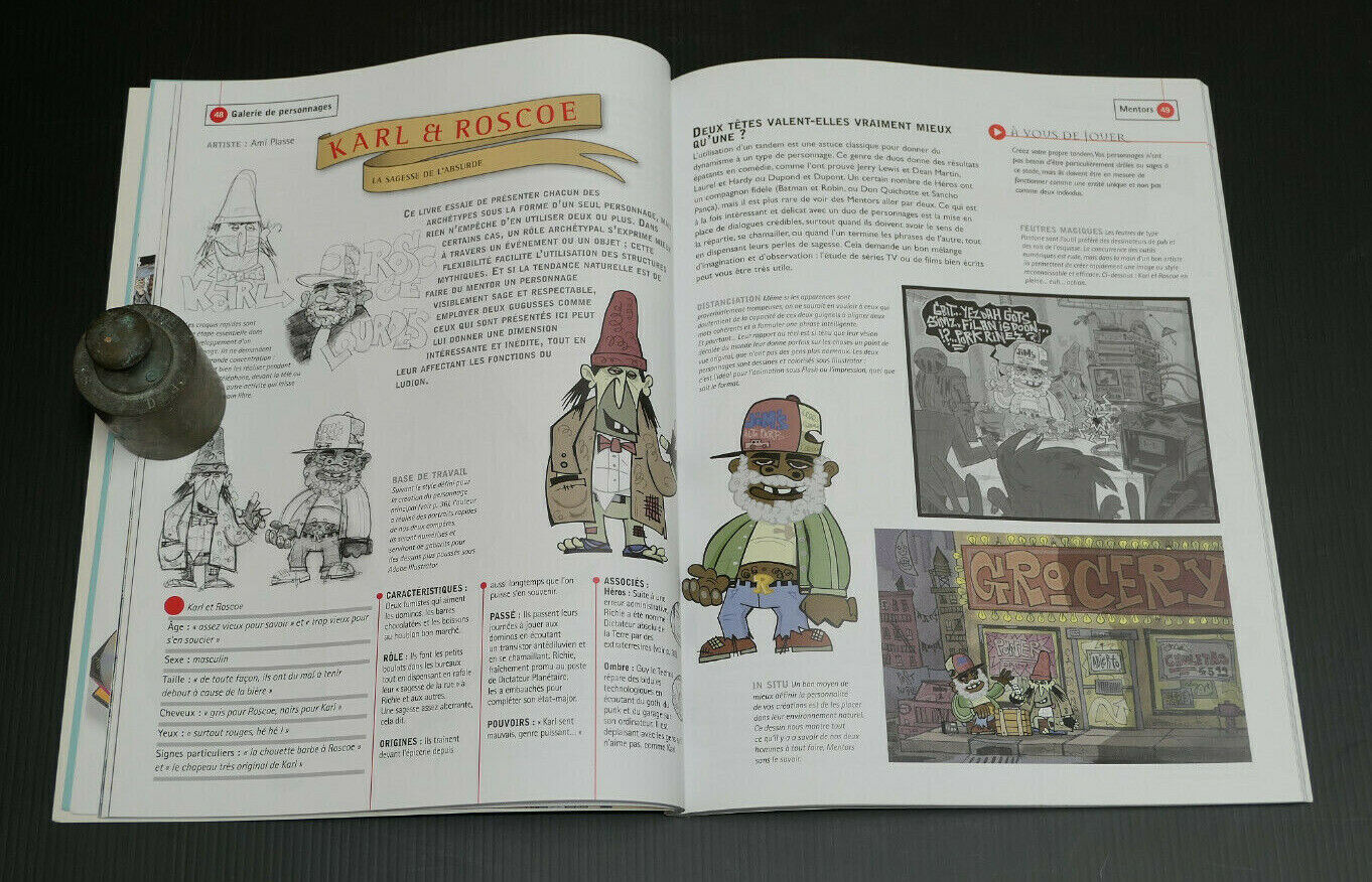 INVENTEZ VOS PERSONNAGES / BD FANTASY ANIMATION / CHRIS PATMORE / EYROLLES 2005