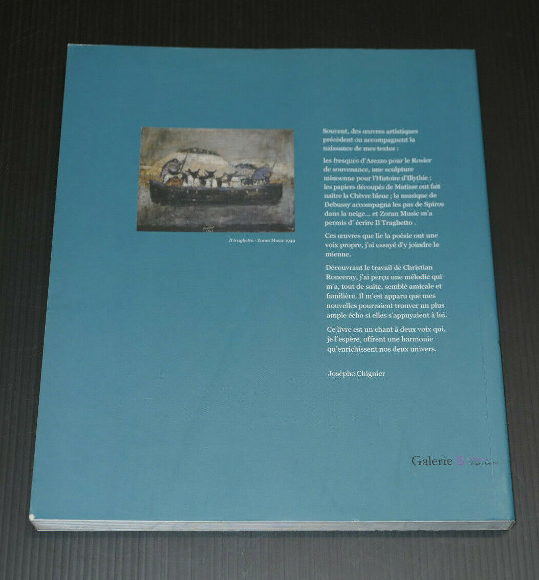 IL TRAGHETTO / JOSEPHE CHIGNIER / DESSINS PEINTURES CHRISTIAN RONCERAY / 2013