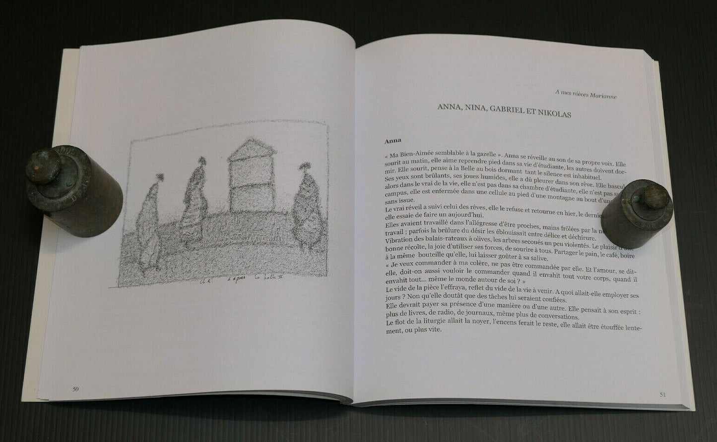 IL TRAGHETTO / JOSEPHE CHIGNIER / DESSINS PEINTURES CHRISTIAN RONCERAY / 2013