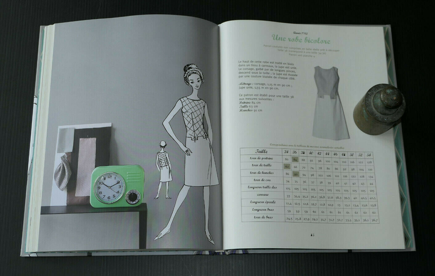 COUTURE VINTAGE 20 CREATIONS DES ANNEES 1960 / PATRONS STYLISME / FLAMMARION