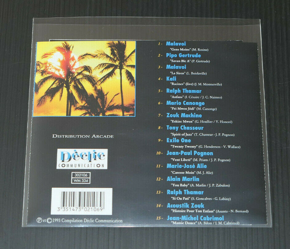 CD BALLADES CREOLES / COMPILATION 15 TITRES / 1993