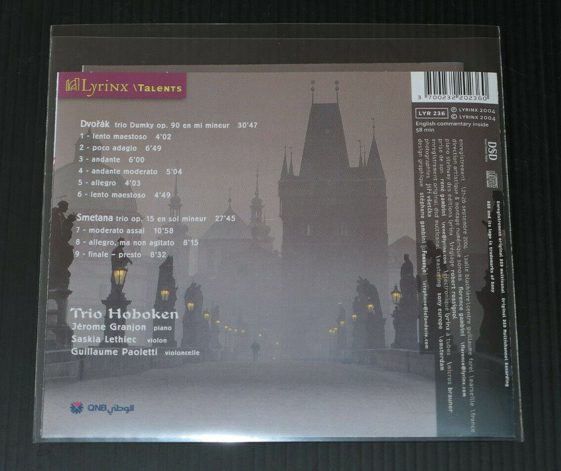 CD TRIO HOBOKEN / DVORAK / SMETANA / LYRINX LYR 236 / 2004
