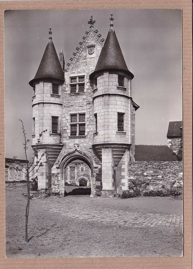 CPSM BLACK & WHITE POSTCARD / ANGERS LE CHATEAU LE PETIT CHATEAU