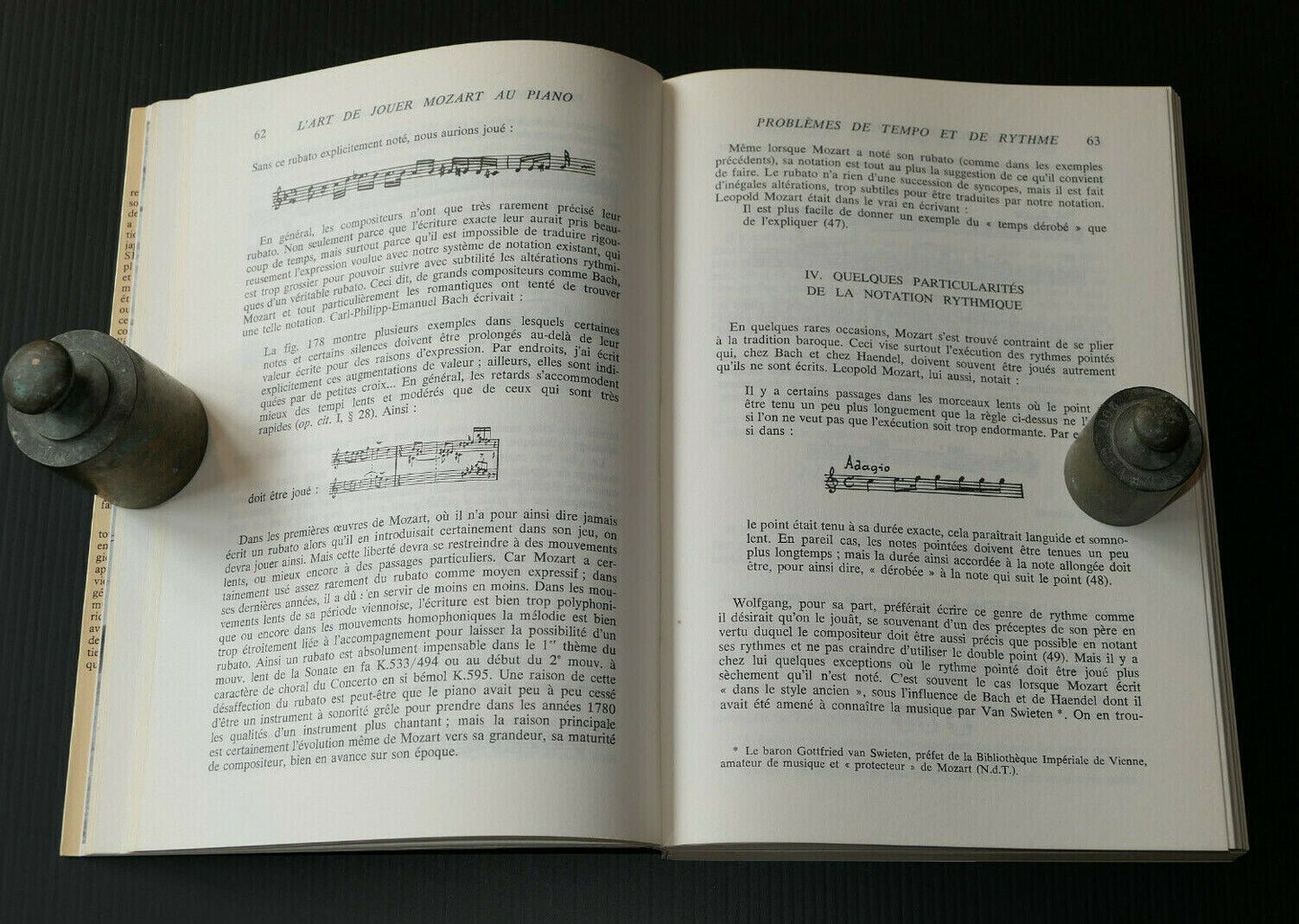 PAUL & EVA BADURA-SKODA / L'ART DE JOUER MOZART AU PIANO / DEDICACE / SIGNED