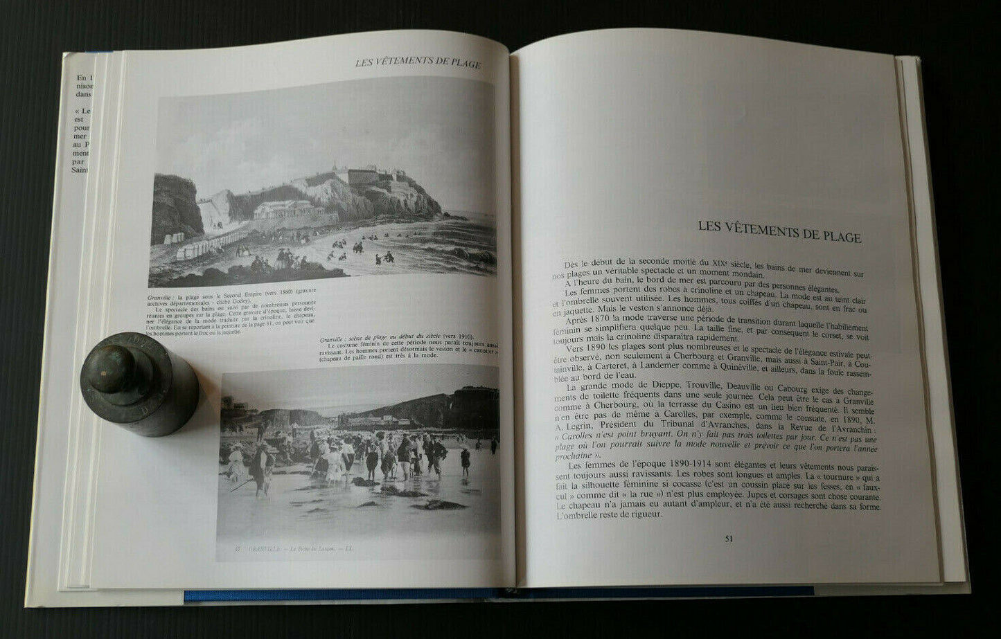 DEUX SIECLES DE BAINS DE MER SUR LES PLAGES DE L'AVRANCHIN ET DU COTENTIN / 1985