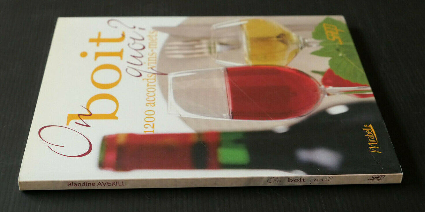 ON BOIT QUOI ? 1200 ACCORDS VINS METS / OENOLOGIE CUISINE VIN / SAEP 2004