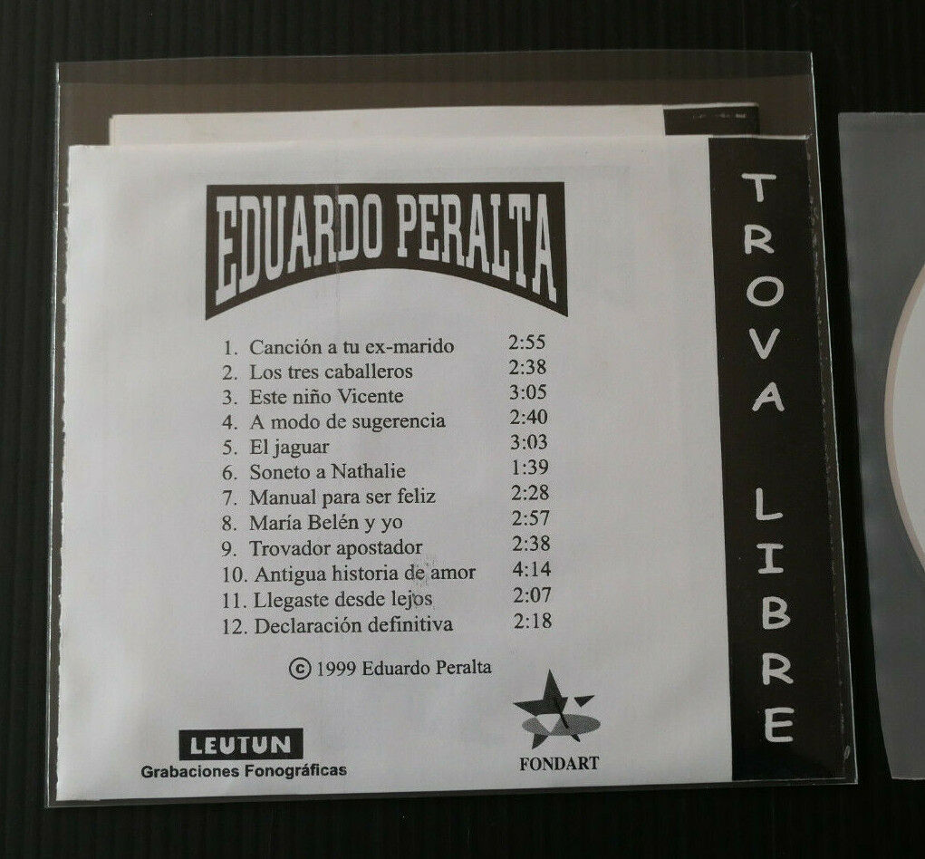 CD EDUARDO PERALTA / TROVA LIBRE / 1999