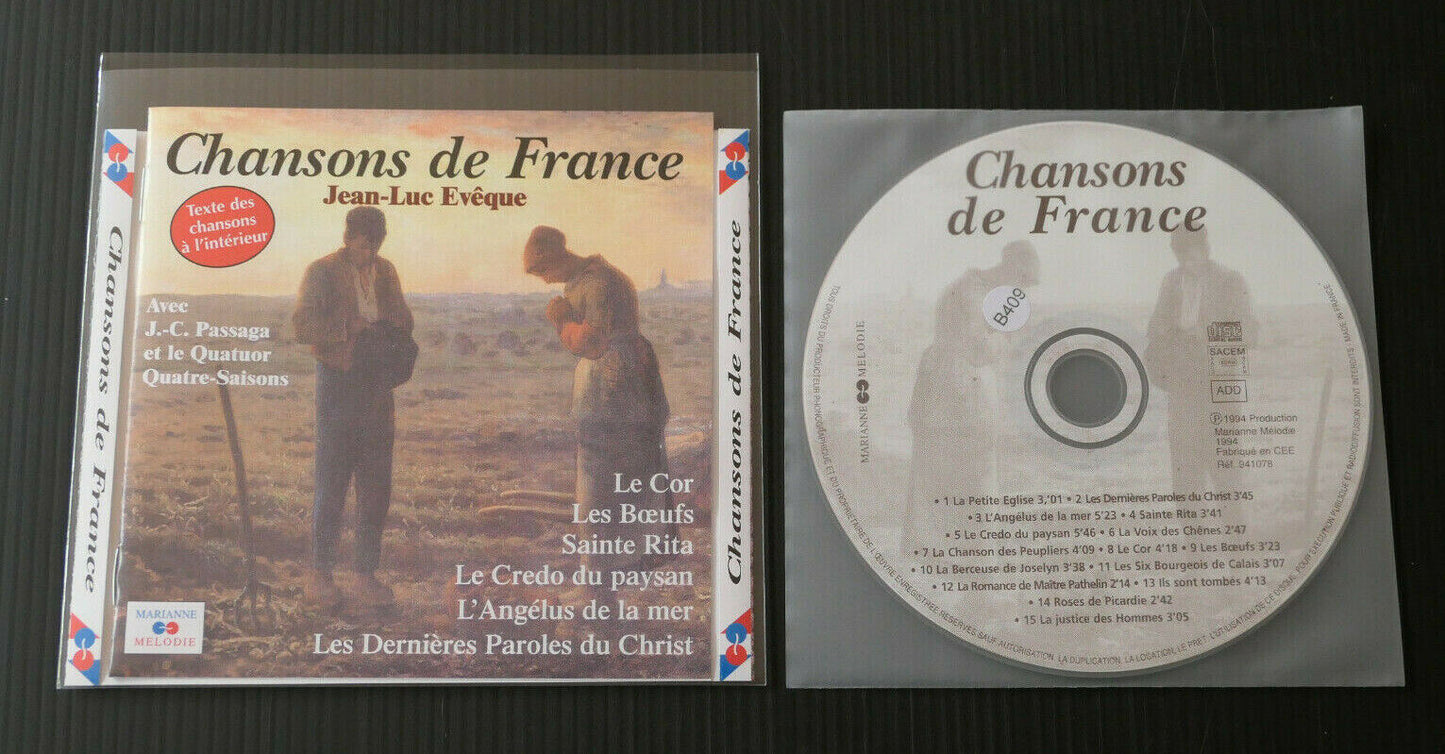 CD JEAN-LUC EVEQUE / CHANSONS DE FRANCE / 1994