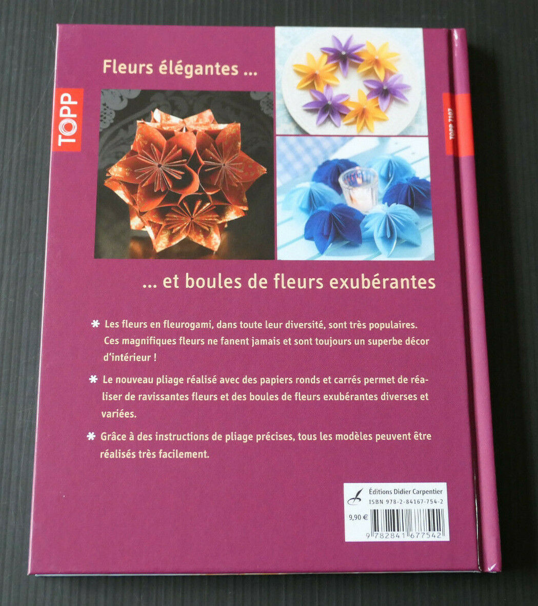 FLEUROGAMI / PLIAGES DE FLEURS / LOISIRS CREATIFS / 2012