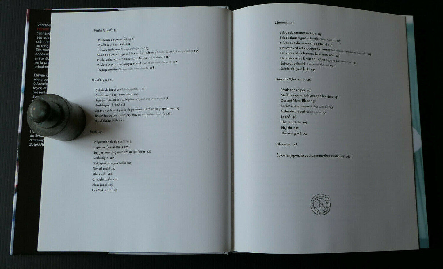 AUJOURD'HUI JE CUISINE JAPONAIS / HARUMI KURIHARA / OCTOPUS 2005 / RECETTES