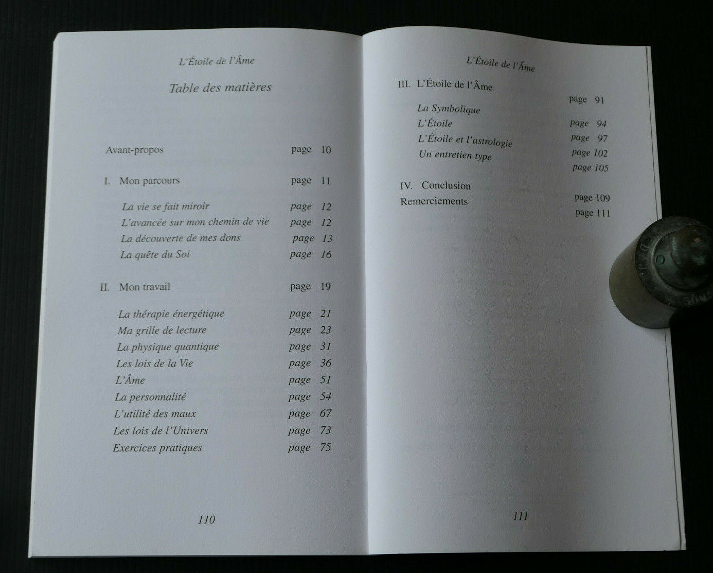 L'ETOILE DE L'AME / COME SHELVENE / 2012 / ENERGIE SPIRITUALITE / DEDICACE